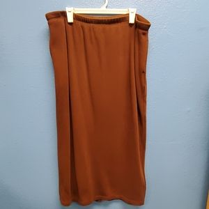 Bechamel brown knit skirt size XL